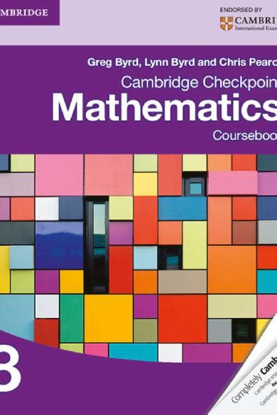 cambridge checkpoint mathematics coursebook 8 pdf Kindle Editon