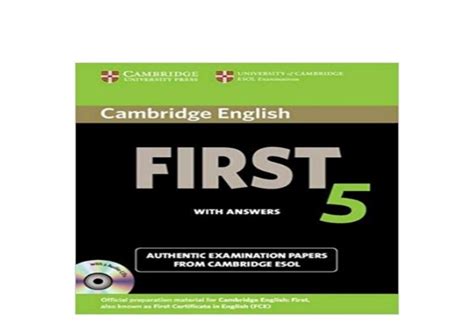 cambridge english first 5 selfstudy pack students book with answers and audio cds 2 PDF