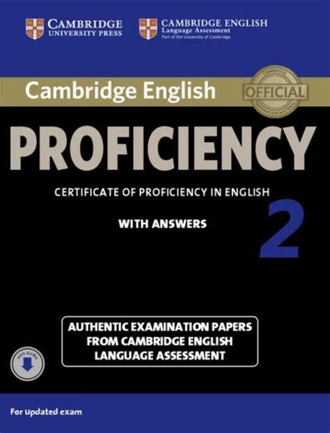 cambridge english proficiency 2 students book with answers with audio authentic examination papers from cambridge Reader