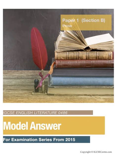 cambridge igcse english literature 0486 sample answers Kindle Editon