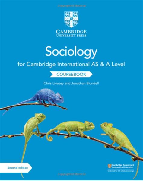 cambridge international as and a level sociology coursebook Reader
