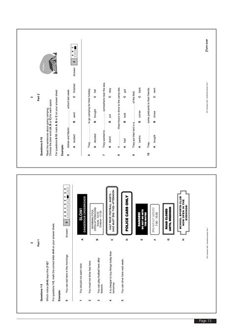 cambridge key english test sample paper Epub