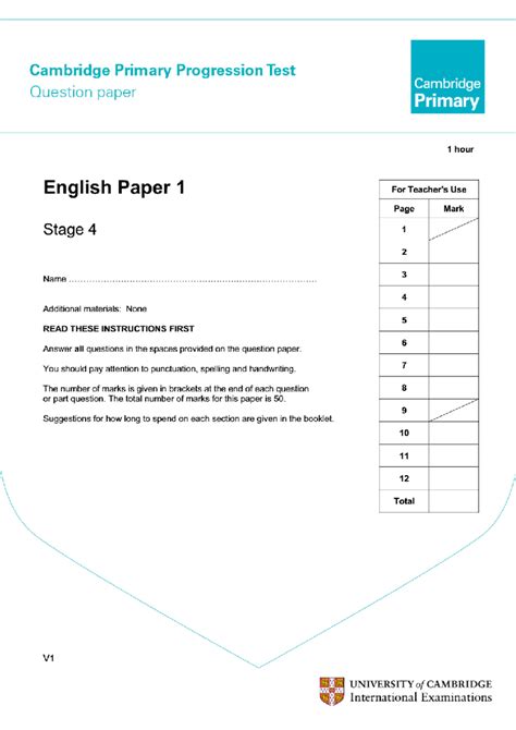 cambridge primary progression tests past papers Kindle Editon