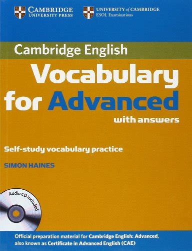 cambridge vocabulary for advanced with answers and audio cd Epub