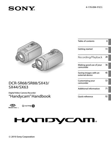 camera sony dcr sr68 manual em portugues Doc