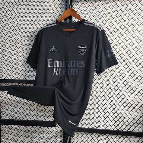 camisa arsenal preta