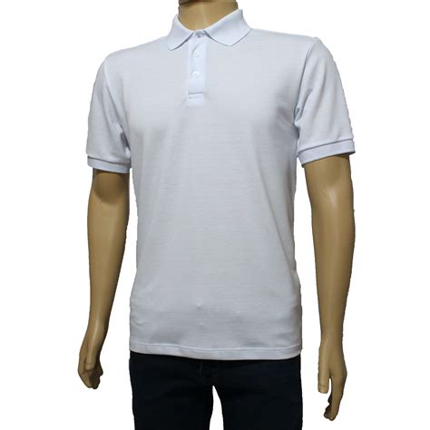 camisa polo masculina branca