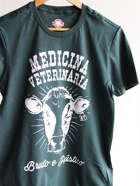 camiseta medicina veterinária