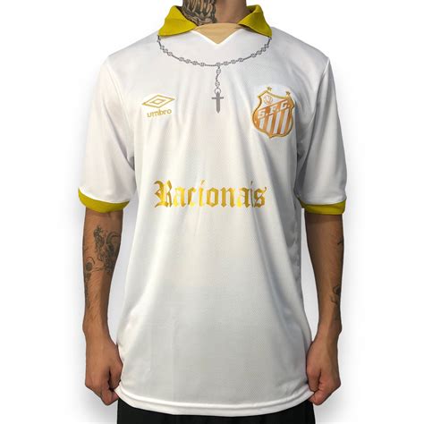 camiseta santos racionais