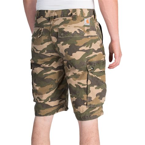 camo cargo shorts for men