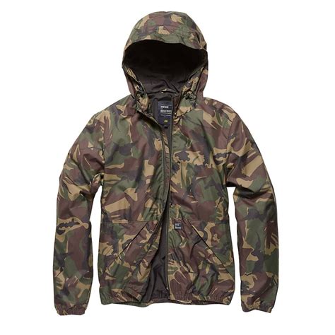 camo raincoat