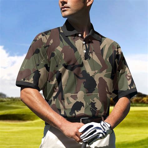 camouflage golf shirt