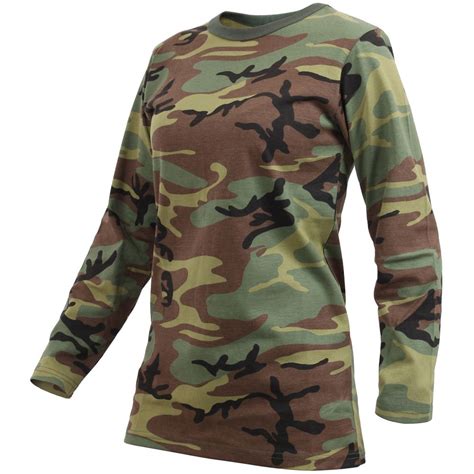 camouflage long sleeve shirt womens