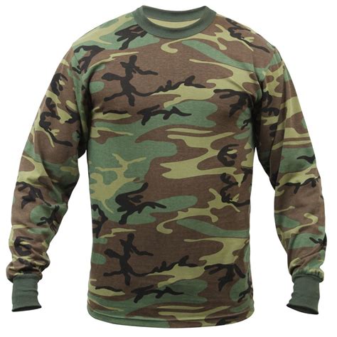 camouflage long sleeve t shirt