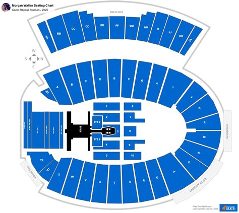 Camp Randall Morgan Wallen Seating Chart