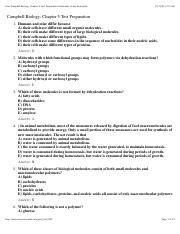 campbell biology chapter 5 test Reader