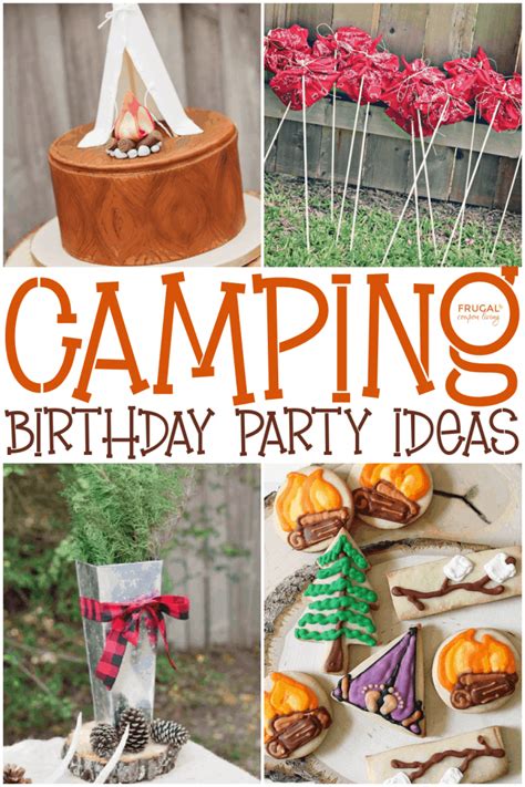 camping birthday party ideas