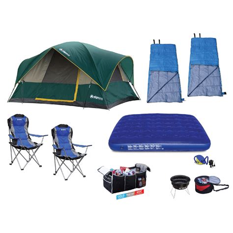 camping bundles with tent