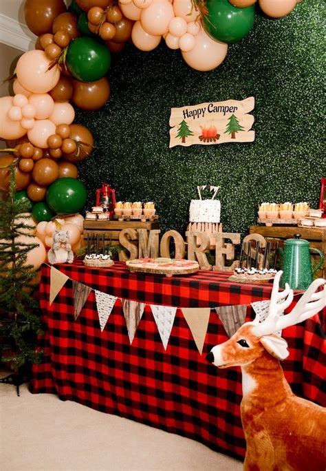 camping themed party