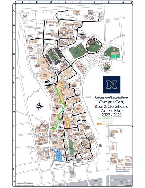 campus map unr
