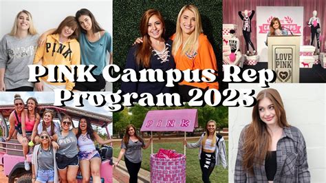 campus rep for pink
