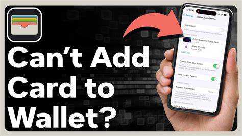 can't add card to apple wallet