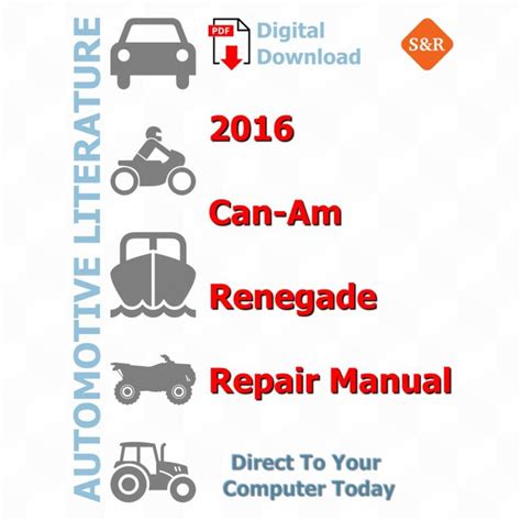 can am renegade manual PDF