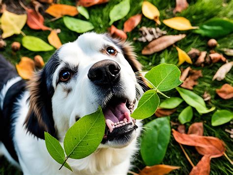 can dogs eat leaves