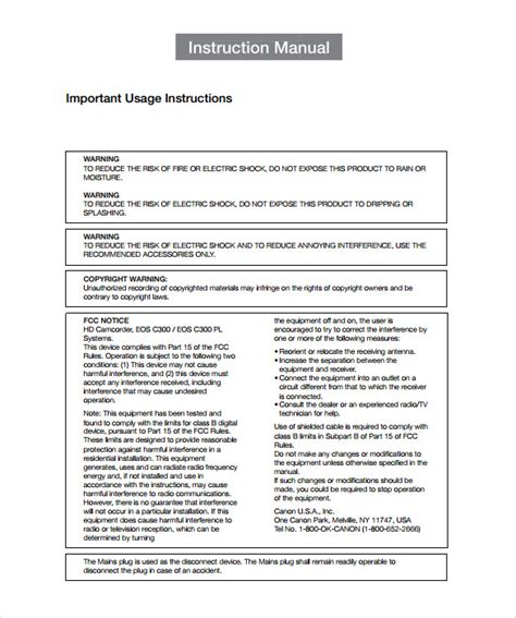 can download instruction manual Doc