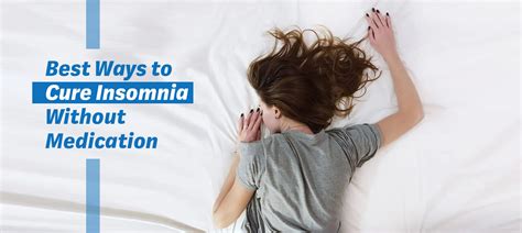 can insomnia be cured without medication