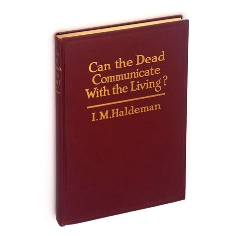 can the dead communicate with the living? PDF