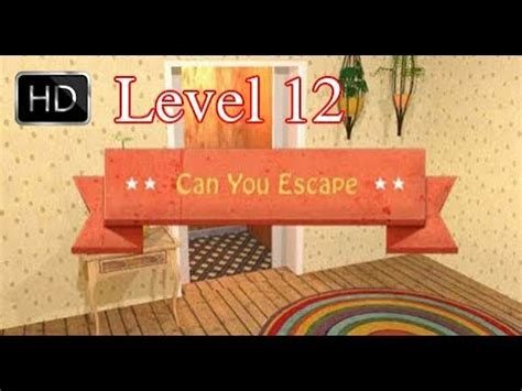 Can U Escape Level 12 Walkthrough