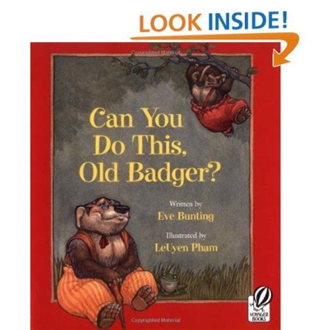 can you do this old badger? badger books Doc