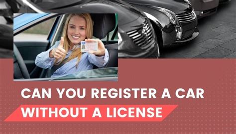 can you drive a car without a license