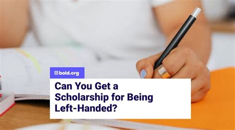 can you get a scholarship for being left handed