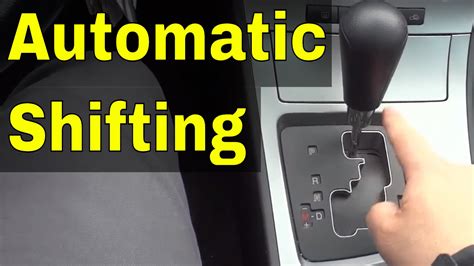 can you manually shift an automatic transmission Doc