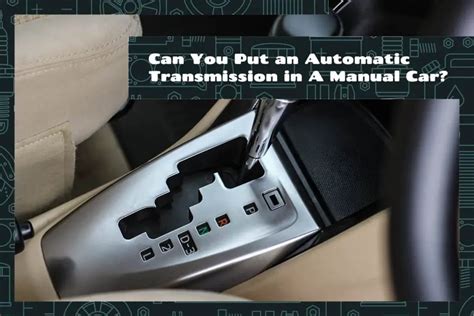 can you put an automatic engine in a manual car Epub