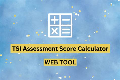 can you use calculator for the tsi