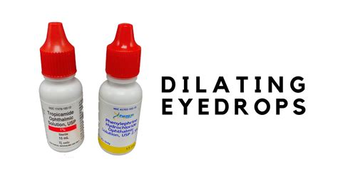 can you use eye drops after getting eyes dilated