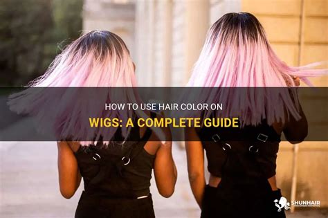 can you use hair color on wigs