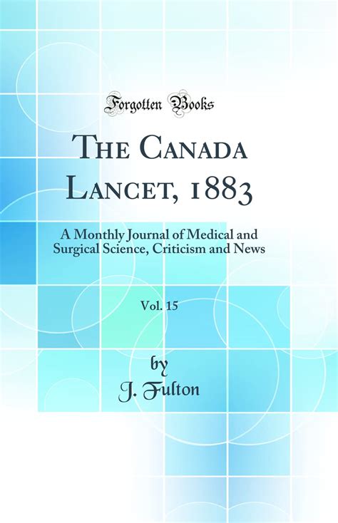 canada lancet vol classic reprint Epub