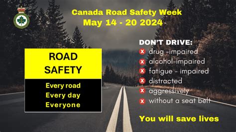 canada road safety week 2014 PDF