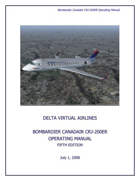 canadair crj manuals PDF