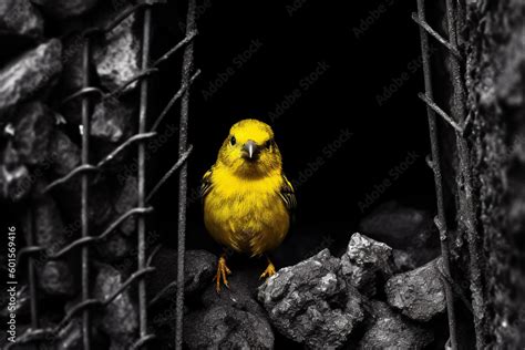 canary in a coal mine art