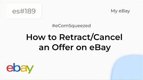 cancel offer ebay