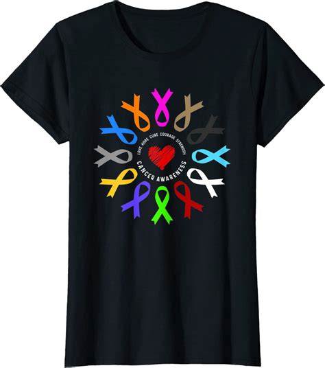 cancer ribbon t-shirts