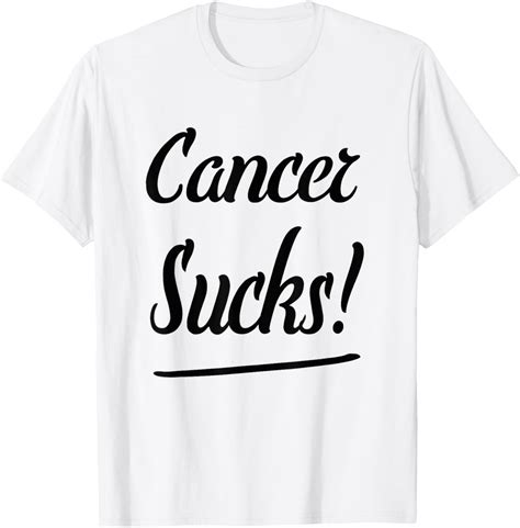 cancer sucks tee shirts