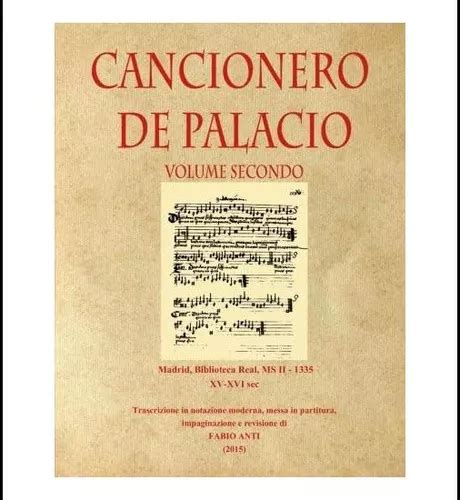 cancionero palacio xv xvi sec secondo Kindle Editon