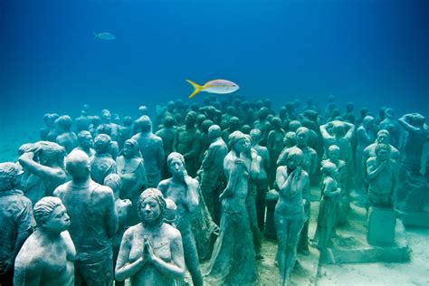 cancun underwater museum in mexico