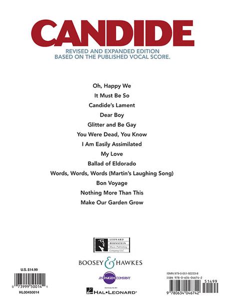 candide vocal selections revised edition vocal selections Epub